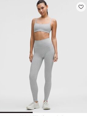 Lululemon Women Wunder Train HR TightLegging 25” LDSM GrayWhite 6 New Leopard